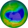 Antarctic Ozone 2008-10-25
